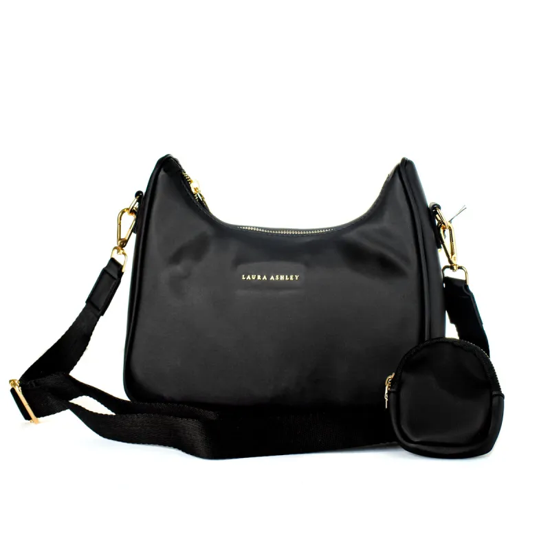 Moteriška Rankinė Laura Ashley CLARENCE-NOIR Juoda 25 x 20 x 10 cm